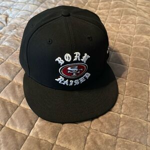 Born x raised SF 49ers new era cap fitted size 7.5
